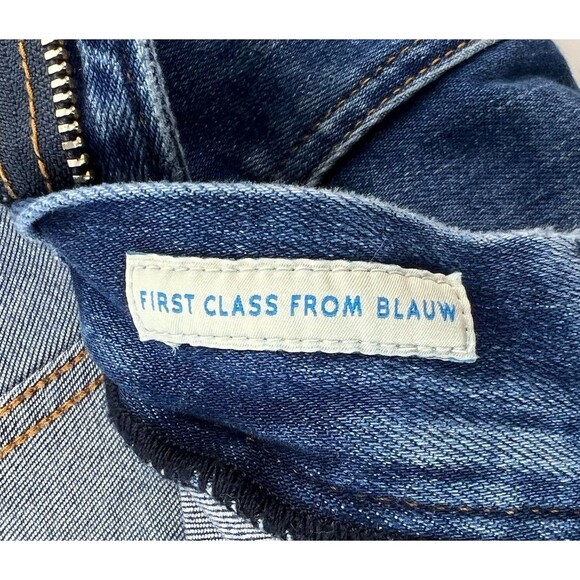 Scotch & Soda Mens SKIM Skinny W34xL32 Stretch Denim Pre Distressed Blue Jeans - Picture 14 of 14